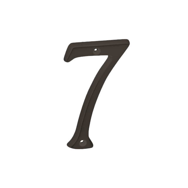 4" Classic House Number 7