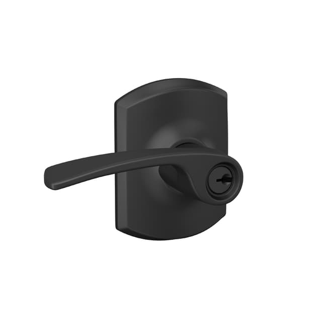 F51A Merano Keyed Entry Lever Lock With Greenwich Trim