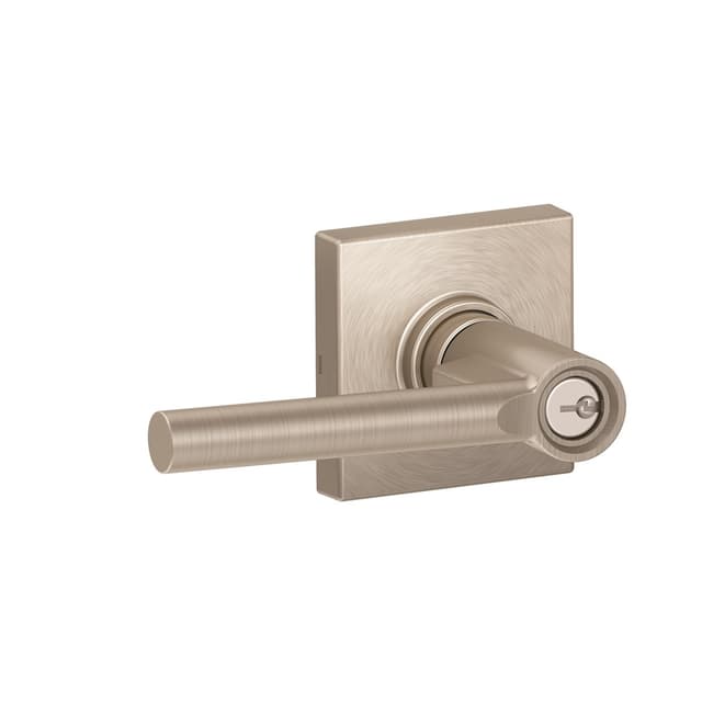 J54 Broadway Keyed Entry Lever Lock with Collins Trim