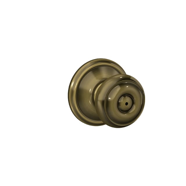 F40 Georgian Privacy Knob Lock in Vis Pack