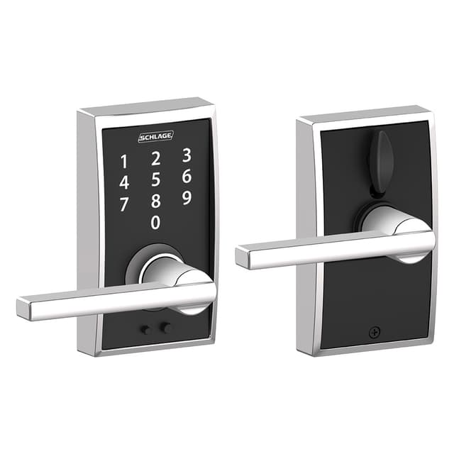 FE695 Keyless Touchscreen Lever with Century Trim and Latitude Lever