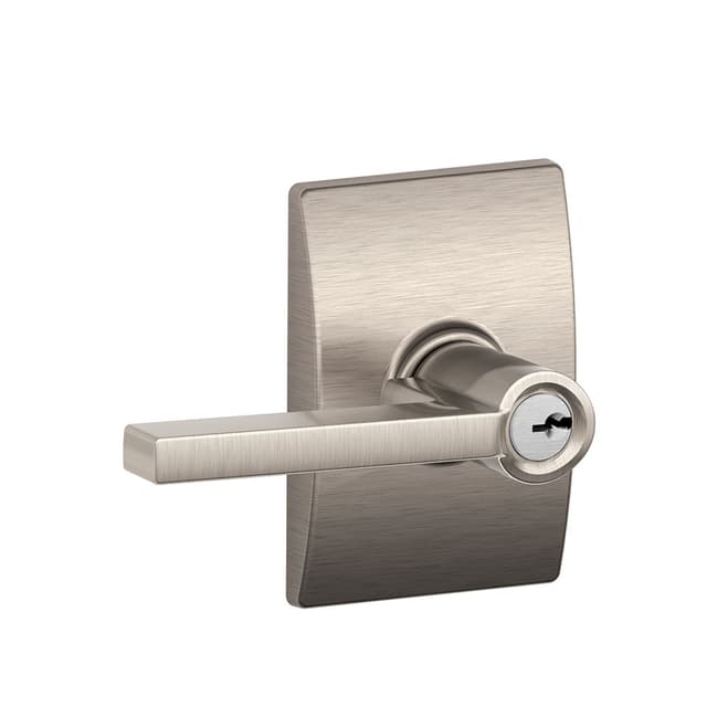 F51A Latitude Keyed Entry Lever Lock With Century in Vis Pack