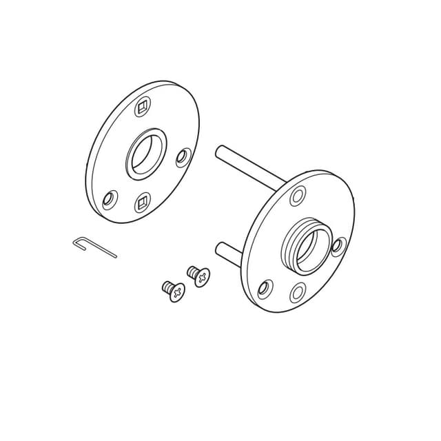 ML2000 Trim alignment (adapter) pack, 1-3/4" door