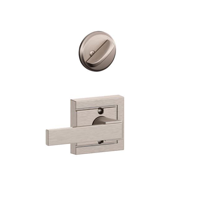 F59 Northbrook Inside Trim Handleset/Entrance Lever Lock with Upland Trim