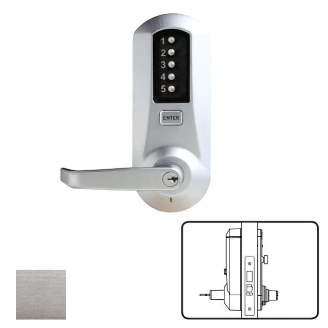 5000 Series Mechanical Pushbutton Mortise Lever Lock