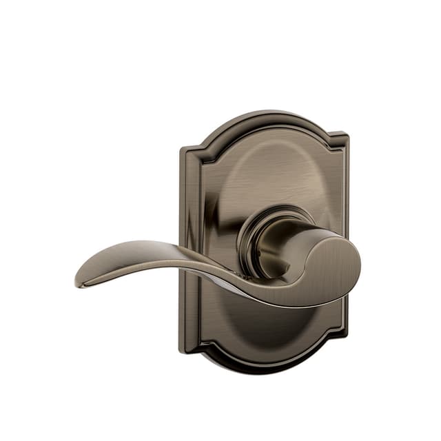 F10 Accent Passage Lever Lock With Camelot Trim