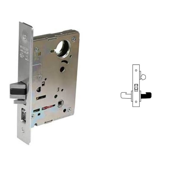 8200 Series 8204 Storeroom/Closet Lockset Body