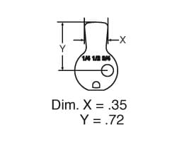 Mortise Cylinder Cam for L9060