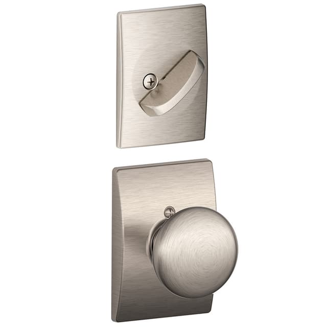 F59 Plymouth Inside Trim Handleset/Entrance Knob Lock with Century Trim