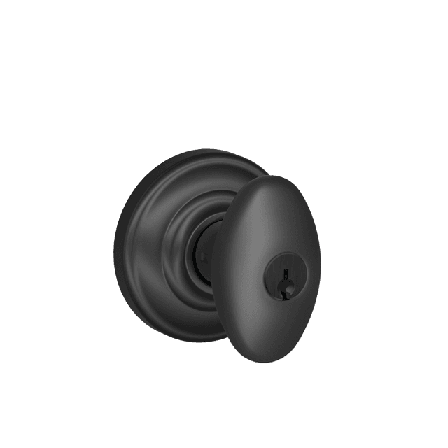 F51A Siena Keyed Entry Knob Lock With Andover Trim