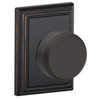 F10 Bowery Passage Knob Lock With Addison Trim