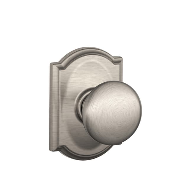 F10 Plymouth Passage Knob Lock With Camelot Trim