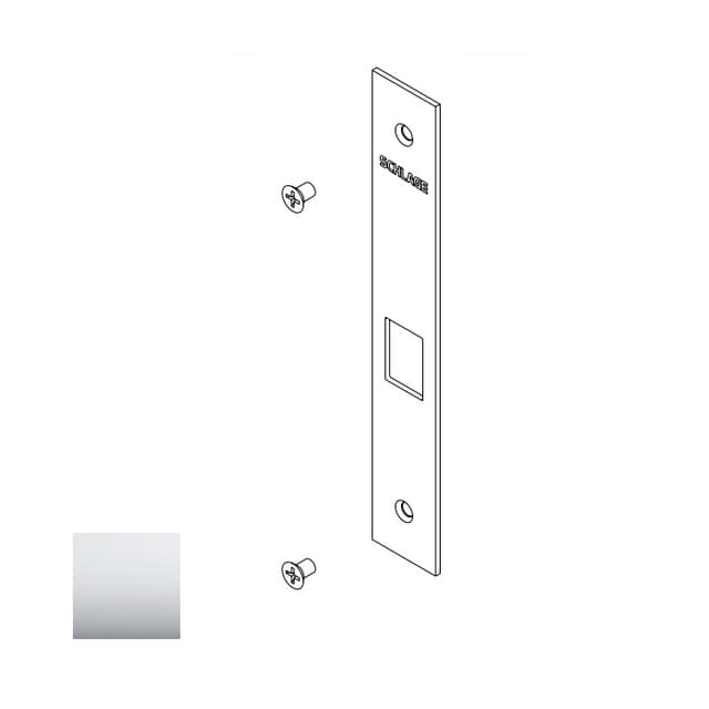 L Mortise Lock Armor Front