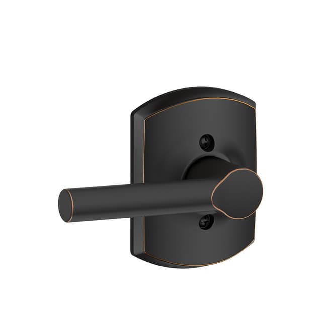 F170 Broadway Lever Single Dummy Trim With Greenwich Trim