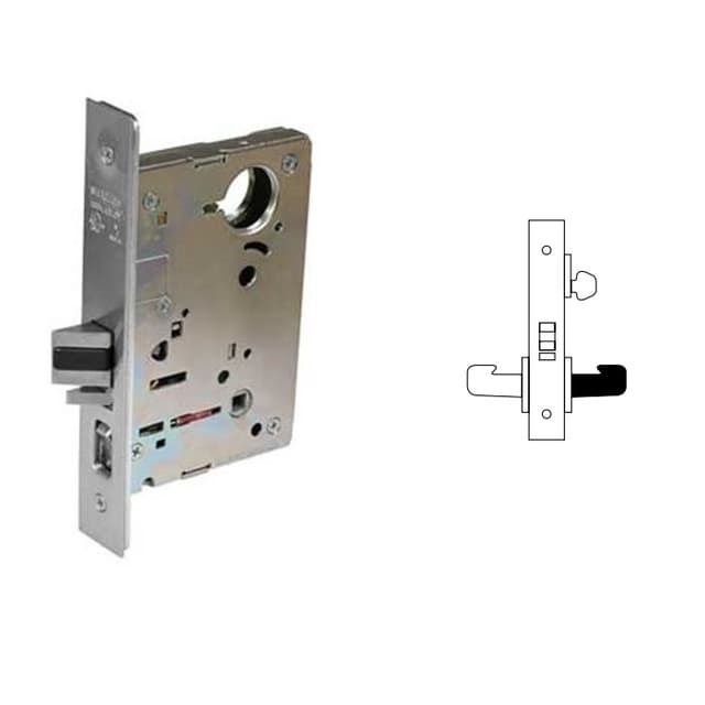 7804 Mortise Storeroom or Closet Knob Lock Body Only