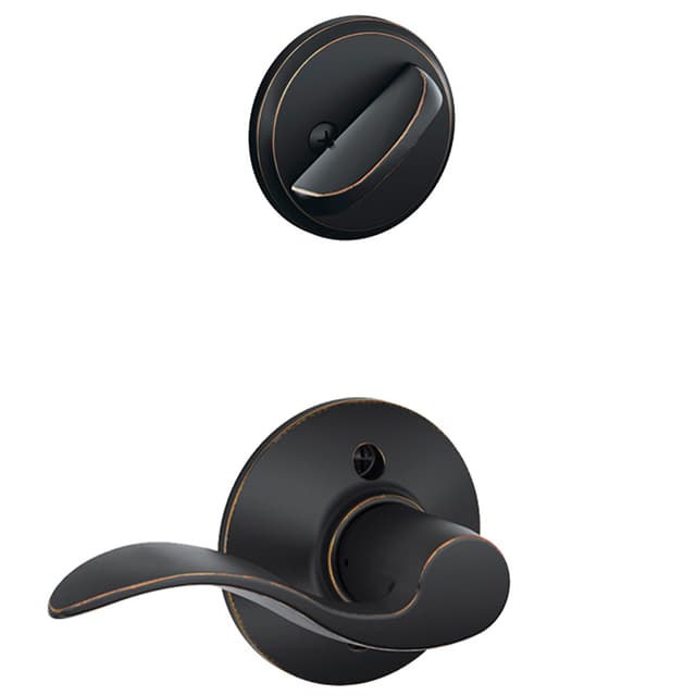 F59 Accent Inside Trim Handleset/Entrance Lever Lock