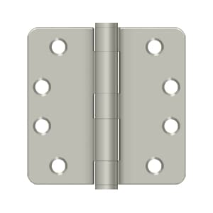4" x 4" x 1/4" Radius Corner Hinge
