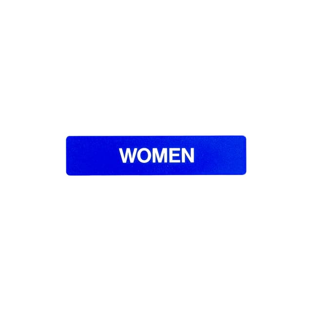 1-3/4 x 8 Women Door Sign With Braille