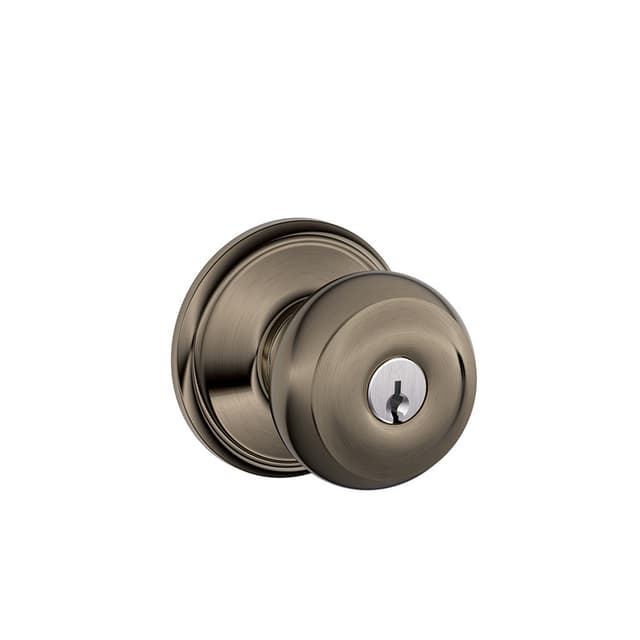 F51A Georgian Keyed Entry Knob Lock