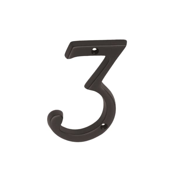 4" Classic House Number 3