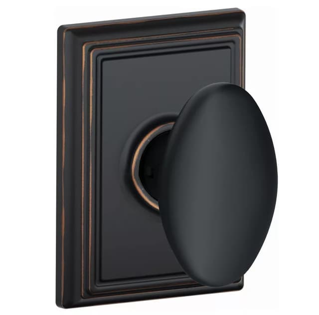 F10 Siena Passage Knob Lock With Addison Trim