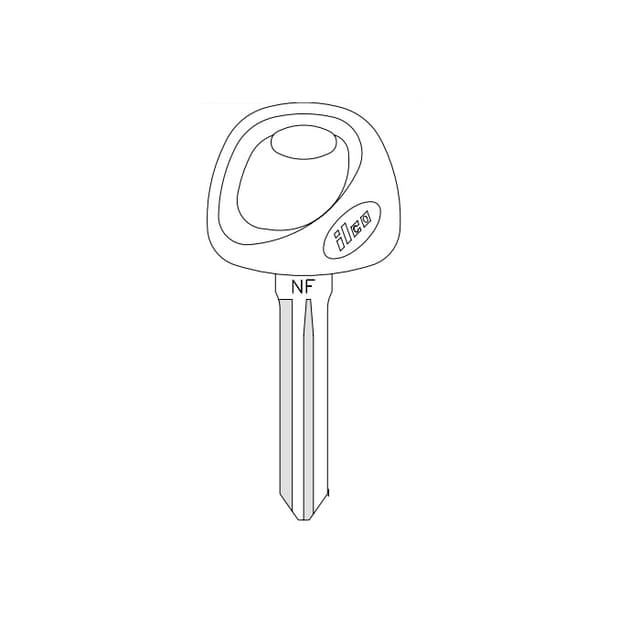 Plastic Head Key