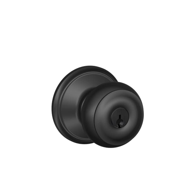 F51A Georgian Keyed Entry Knob Lock