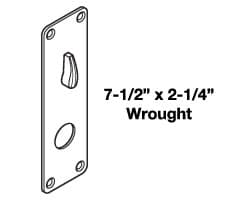 ML2000 N Escutcheon-Wrought