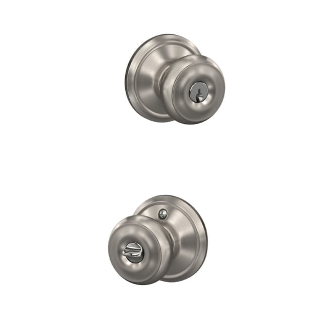 F51A Georgian Keyed Entry Knob Lock in Vis Pack