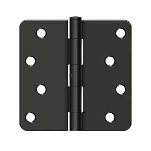 4" x 4" X 1/4" Radius Corner Hinge