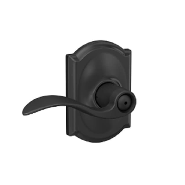 F40 Accent Privacy Lever Lock With Camelot Trim