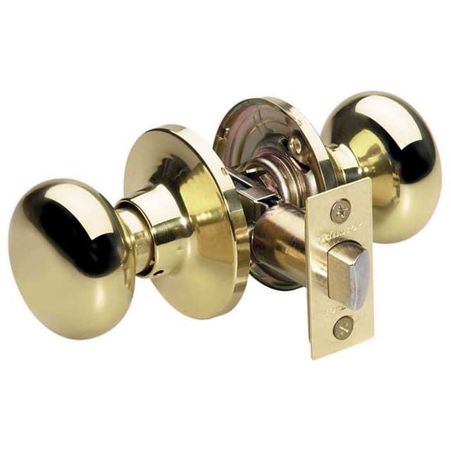 Biscuit Knob Passage Lockset