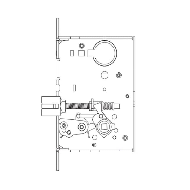 L Series Mortise Lock Case