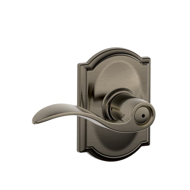 F40 Accent Privacy Lever Lock With Camelot Trim