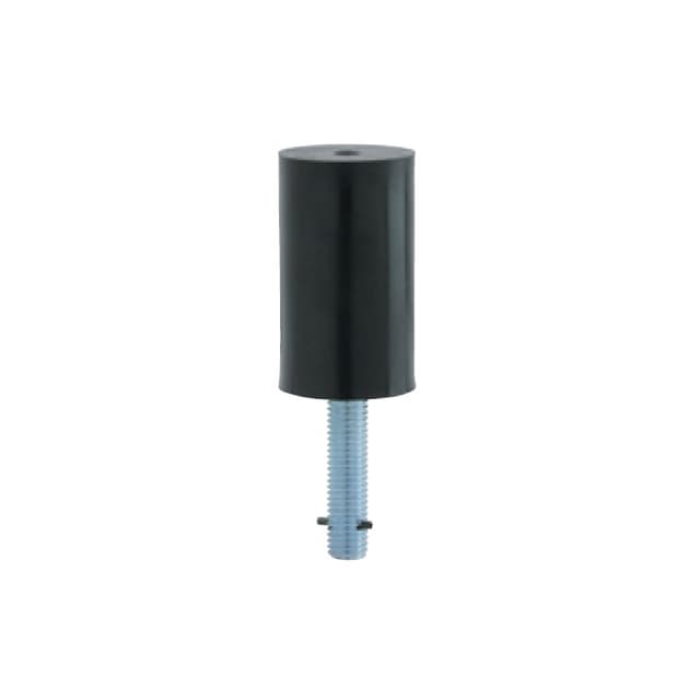 Security Floor or Wall Stop-Rubber-Long