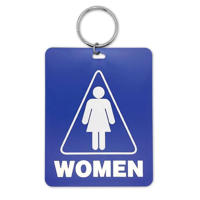 Restroom Tags with Ring