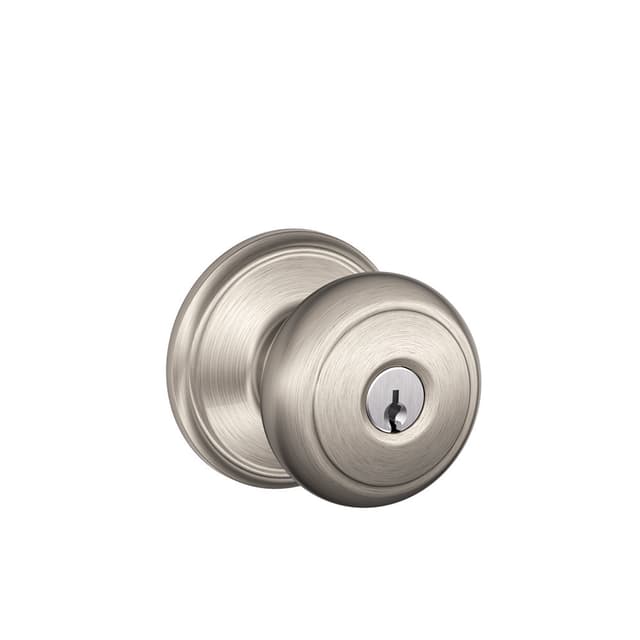F80 Andover Keyed Storeroom Knob Lock