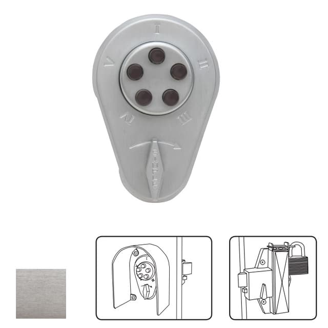 900 Series Auxiliary Pushbutton Deadbolt/Spring Latch