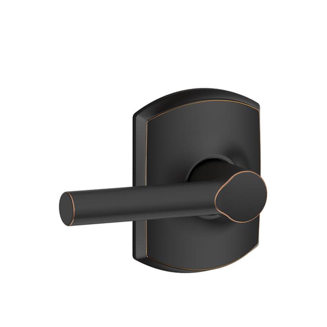 F10 Broadway Passage Lever Lock With Greenwich Trim