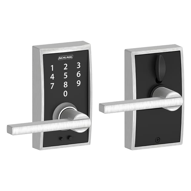 FE695 Keyless Touchscreen Lever with Century Trim and Latitude Lever