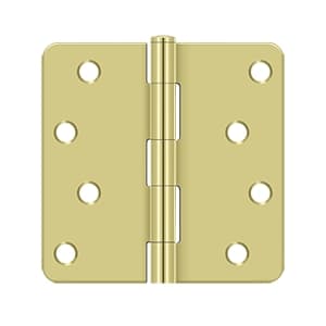 4" x 4" X 1/4" Radius Corner Hinge