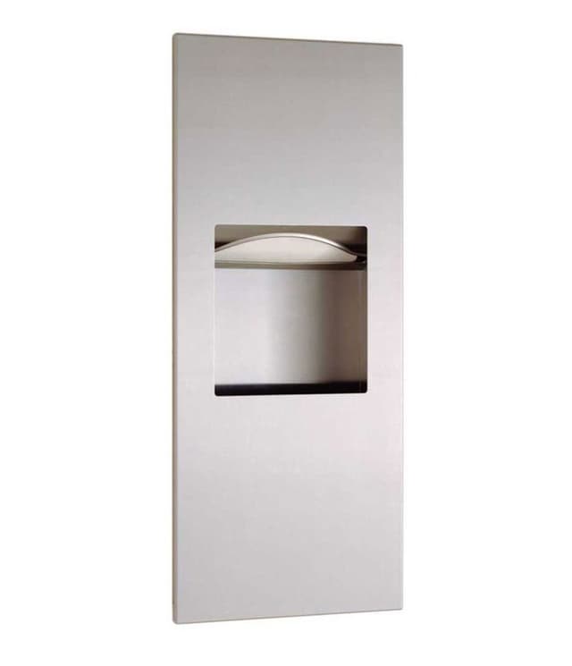 Recessed Paper Towel Dispenser/Waste Receptacle
