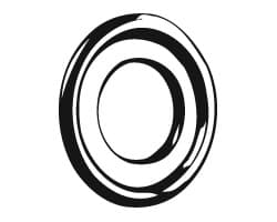 2-1/2" Diameter Deadbolt Adapter Ring