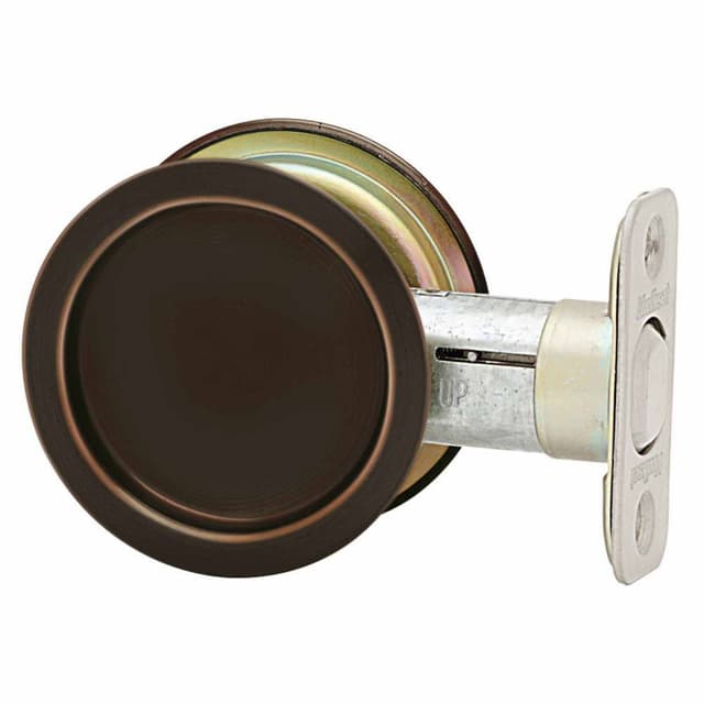 Round Pocket Door Passage Lock