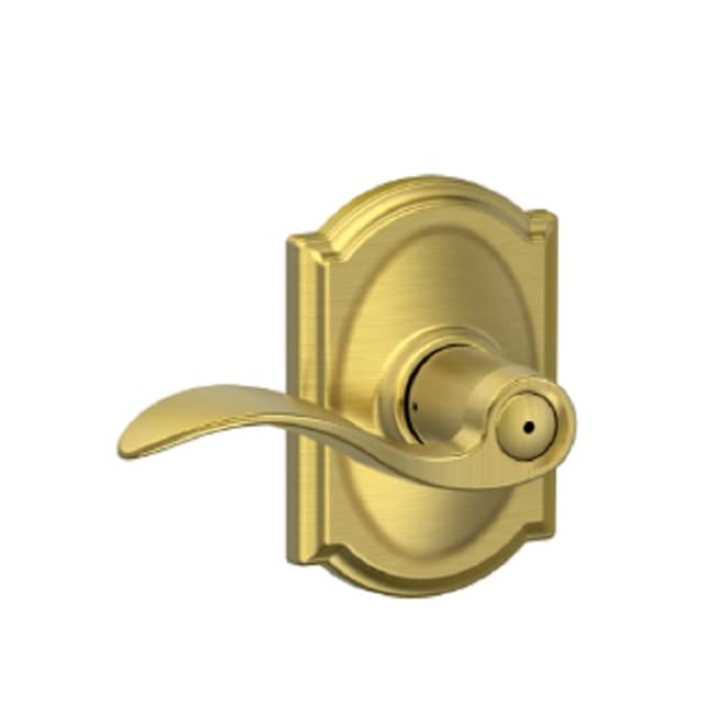 F40 Accent Privacy Lever Lock With Camelot Trim