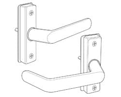 4569 Eurostyle Deadlatch Return End Handle
