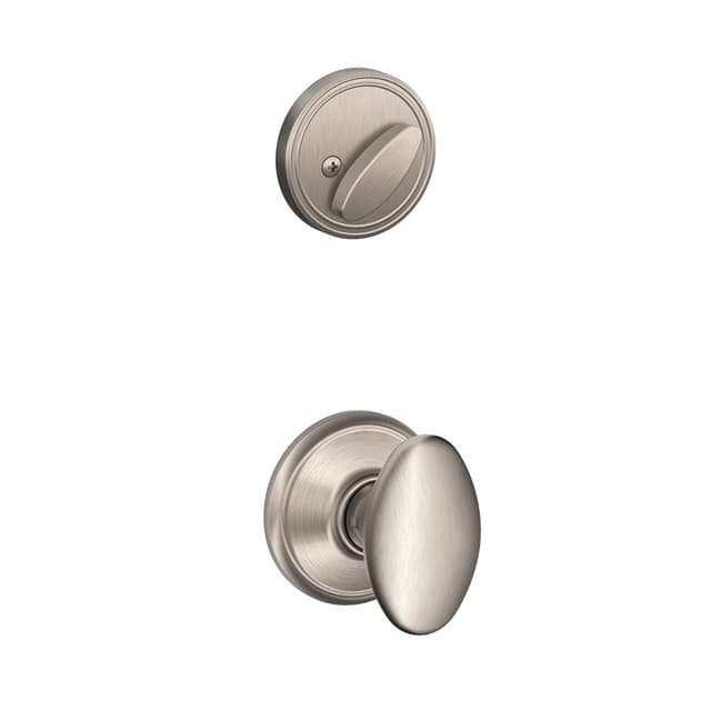 JH59 Dublin Inside Trim Handleset/Entrance Knob Lock