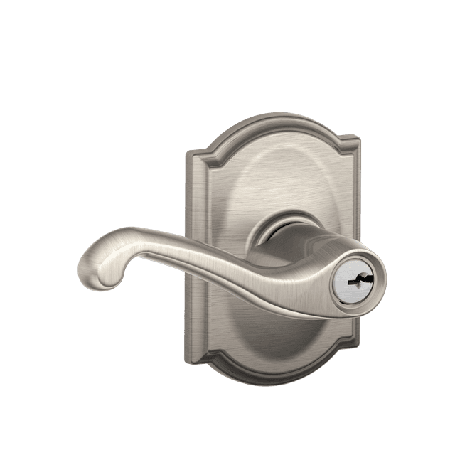 F51A Flair Keyed Entry Lever Lock With Camelot Trim