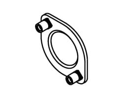 Mortise Lock Mounting Plate