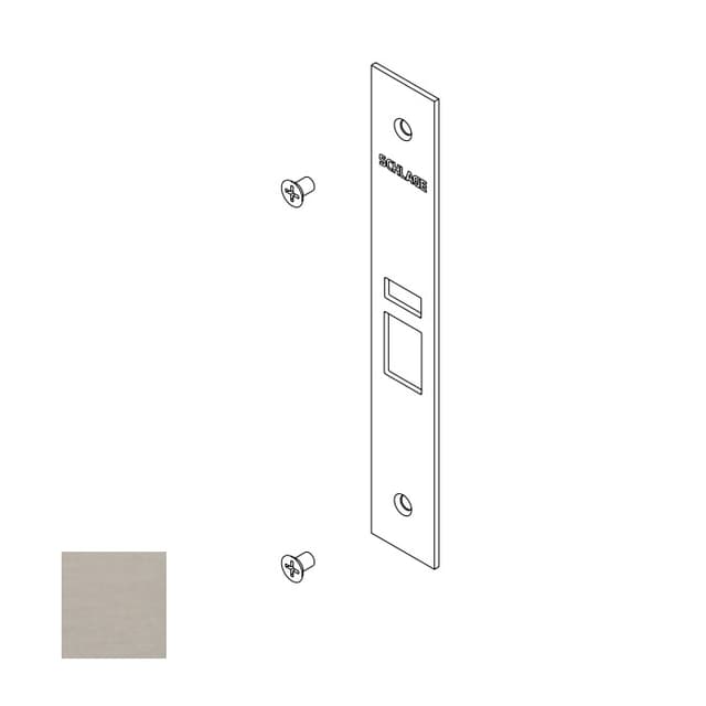 L Mortise Lock Armor Front
